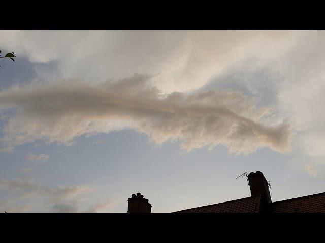 Strange cloud over Notts (UK)