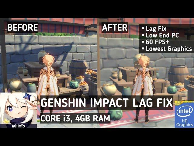 Genshin Impact Lag Fix Low End PC - How To Boost FPS & Increase Performance On 4GB Ram