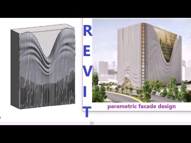 Revit parametric deign tutorial (wave facade design)