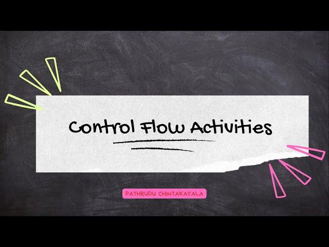 6 - Control Flow Activities || UiPath Developer Training Basic to Advanced