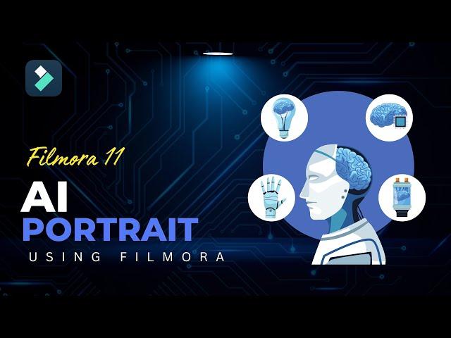 AI Portrait Effect in Filmora 11  @FilmoraWondershare