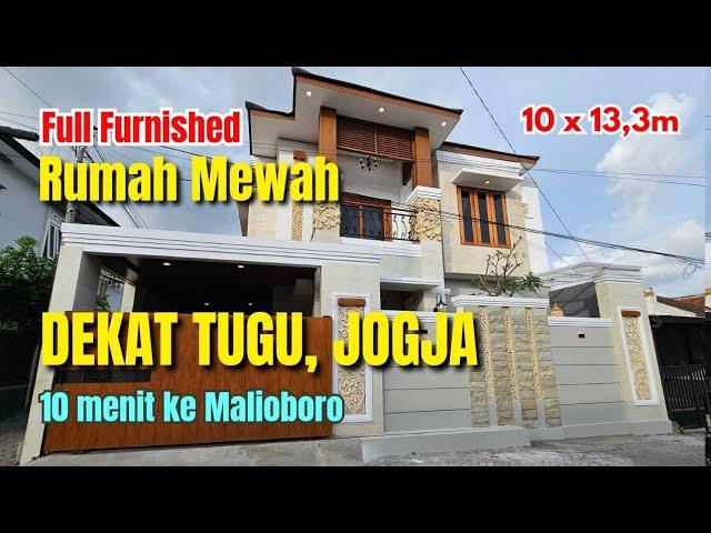 RUMAH MEWAH FULL FURNISHED DEKAT TUGU, TENGAH KOTA JOGJA. 10 MENIT KE MALIOBORO, 5 MENIT KE UGM