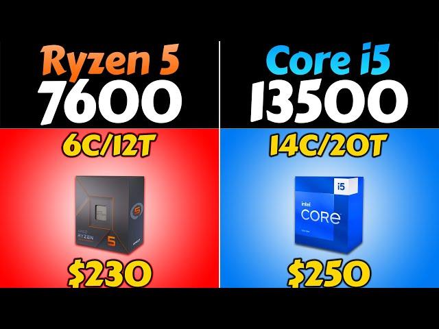 R5 7600 vs i5-13500 - Which CPU is Better Value for Money?