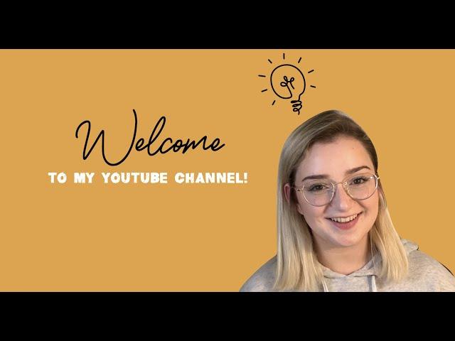 WELCOME TO MY CHANNEL! - emilyrayna