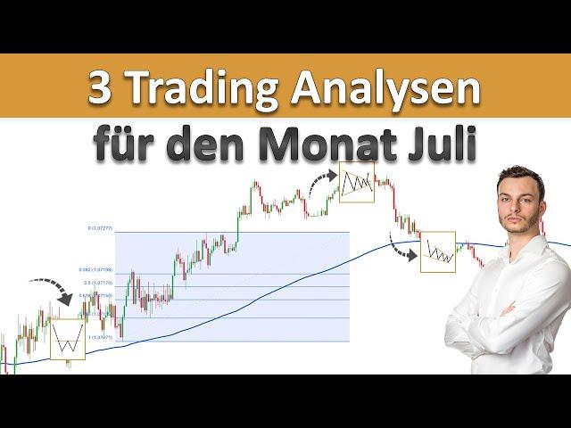 Diese 3 Chart Pattern Trades werden im Juli unfassbar spannend...