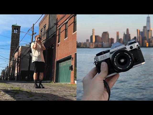 A Summer Day of Film Photography in Hoboken, New Jersey // Canon AE-1