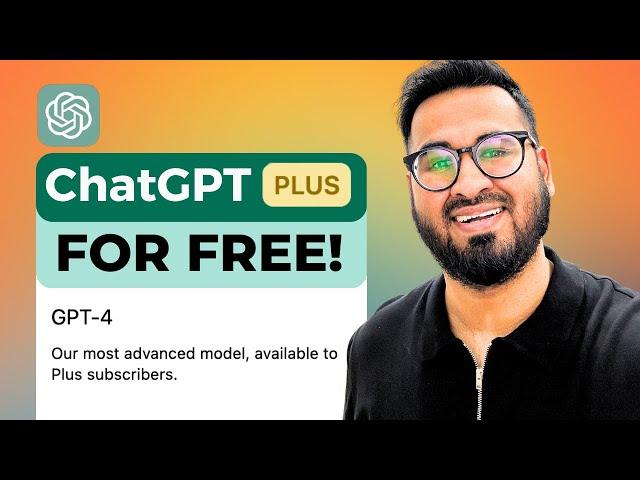 How To Get Access To ChatGPT 4/ ChatGPT Plus For FREE! (On Desktop & Mobile)