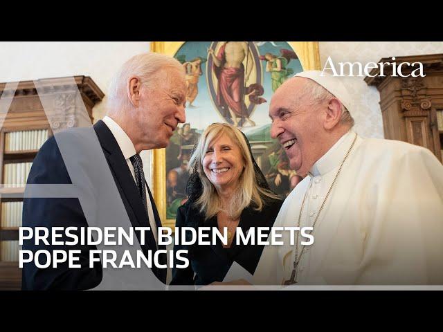 What President Biden said to Pope Francis at the Vatican | America Media