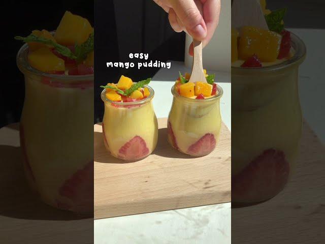 EASIEST Mango Pudding You'll Ever Make!