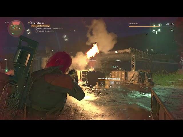 Tom Clancy's The Division 2 Agent Kelso Manhunt Hunter mask Fight Heroic