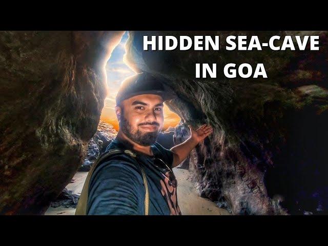 hidden sea cave in GOA | Keri beach vlog | how to plan GOA trip part 3