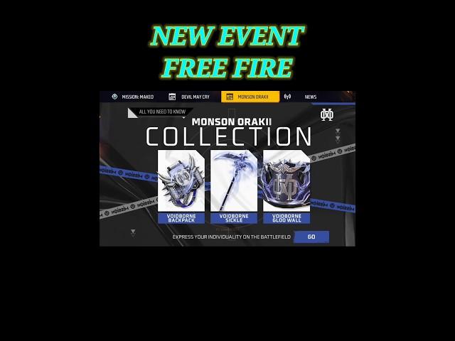 Free Fire New Event ! Monson Oraki Calendar Free Fire ! Gloo Wall Skin Kaise Milega New Event Ff