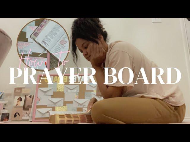 How to create a prayer board | Create your 2025 goals with God