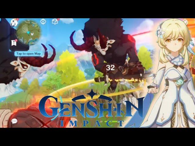 GENSHIN IMPACT Anemo vs Two Beast Gameplay