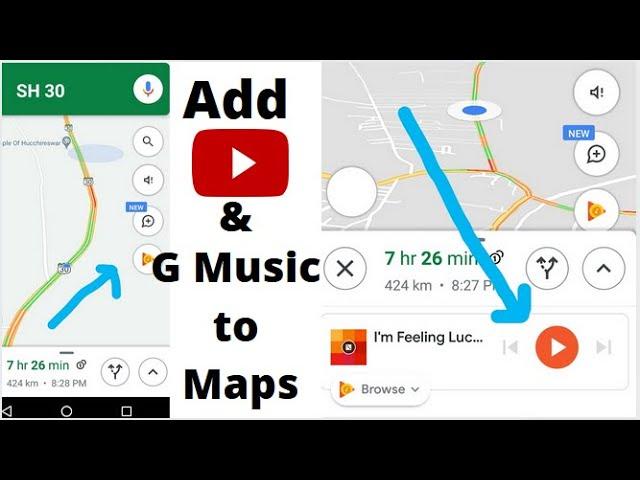 How to Add Music in Google Maps | How to Add Google Play Music to Google Maps | Google map Youtube