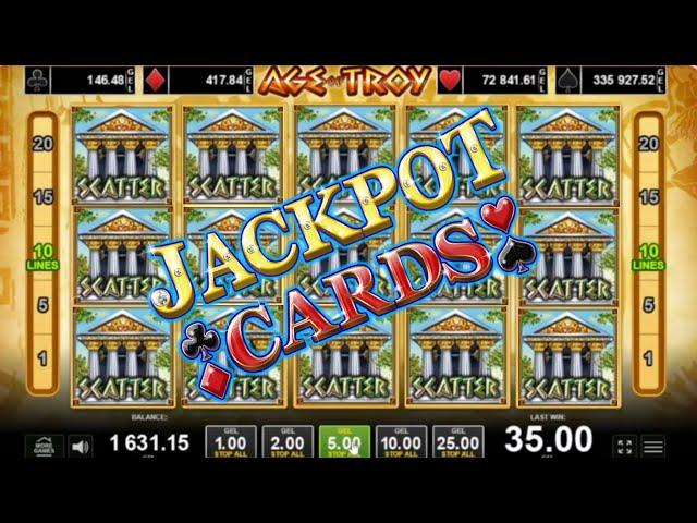 Age of Troy / Extra Juicy / Jackpot Card / სლოტები ქართულად !! 