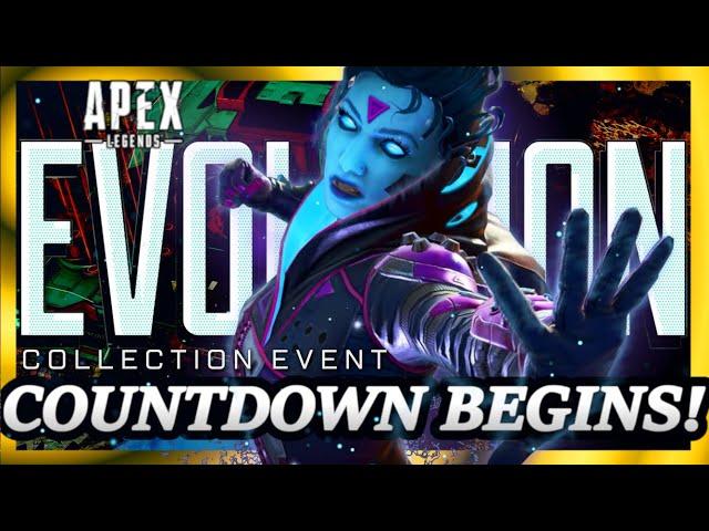 Apex Legends Live: EVOLUTION COLLECTION EVENT LIVE COUNTDOWN! | Rampart Takeover & Balance Update!