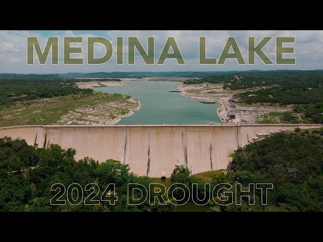 Medina Lake 2024 Drought