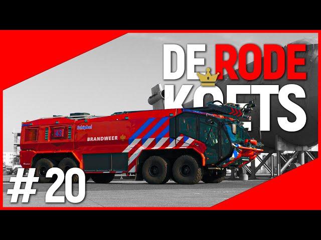 De Rode Koets #20 | Schiphol Crashtender | Brandweervloggers Rick & Richard