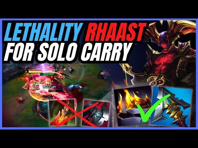 Why Lethality Red Kayn Out Carries Bruiser Red Kayn (INSANE SUSTAIN)