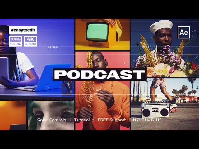 Podcast Intro Opener ( After Effects Template ) @aetemplates