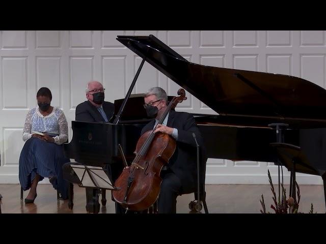 Convocation 2021: Performance by faculty cellist Paul Watkins