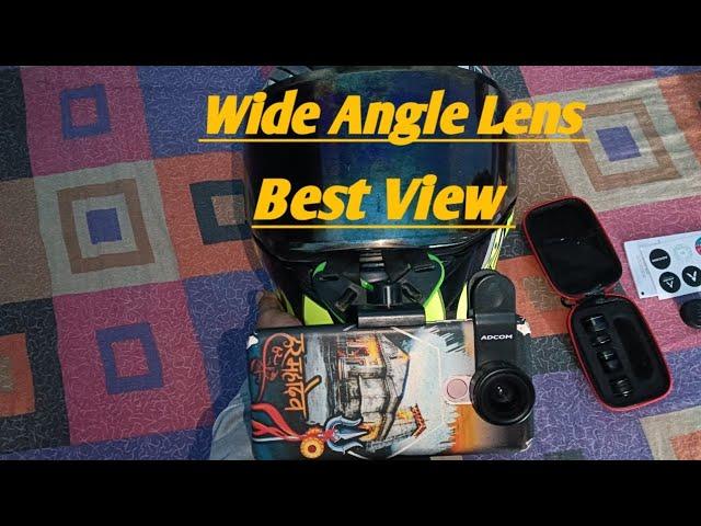 Wide angle lens with moto vlog best View 