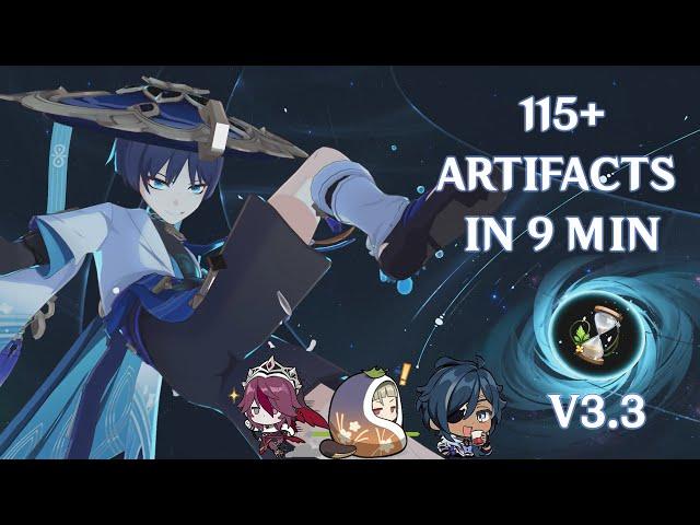 V3.3 Fastest 115+ Artifact Route (9m09s) | Genshin Impact