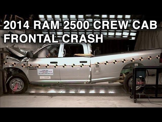 2014 RAM 2500 Crew Cab | Frontal Crash Test | CrashNet1