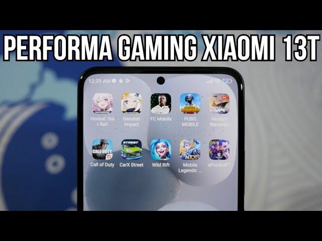 SIKSA GAMING RATA KANAN!! XIAOMI 13T MIUI 14 GAMING TEST