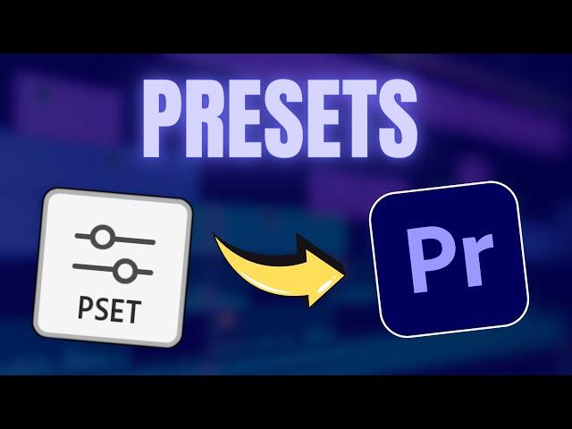 How to Import Presets in Premiere Pro 2024