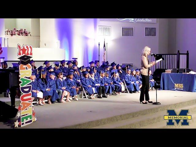 MBS Kindergarten Graduation Speech by Cynthia Sellers