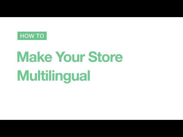 Wix.com | How to Make Your Store Multilingual