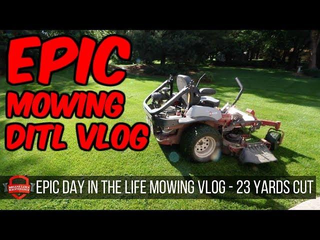 Day In The Lawn Care Life - Mowing Grass And Having Fun - 23 Lawns Completed