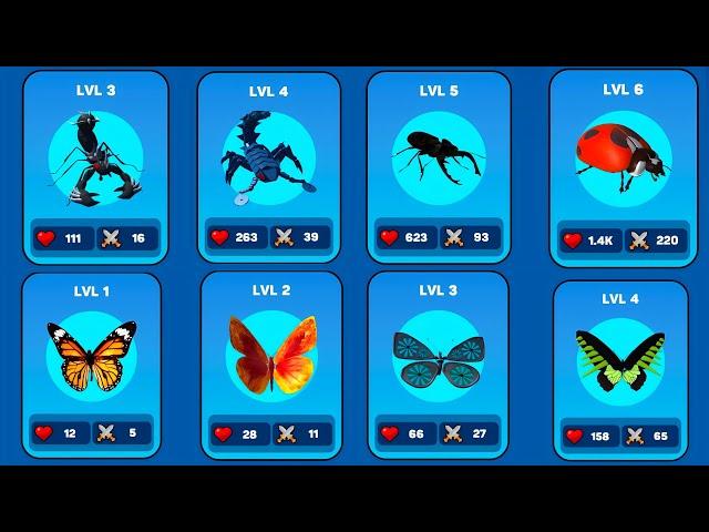 Merge Ant Insect Fusion New Updates Max Level » Merge Simulator Battles