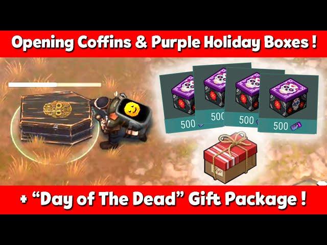 Opening Coffins, Purple Holiday Boxes & Special Gift Package (1.18.9) ! Last Day On Earth Survival