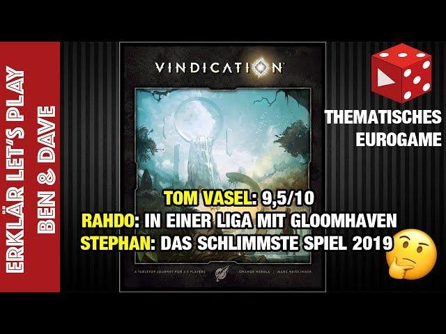 Vindication - Erklär Let's Play mit Dave & Ben (Marc Neidlinger, Orange Nebula 2018)