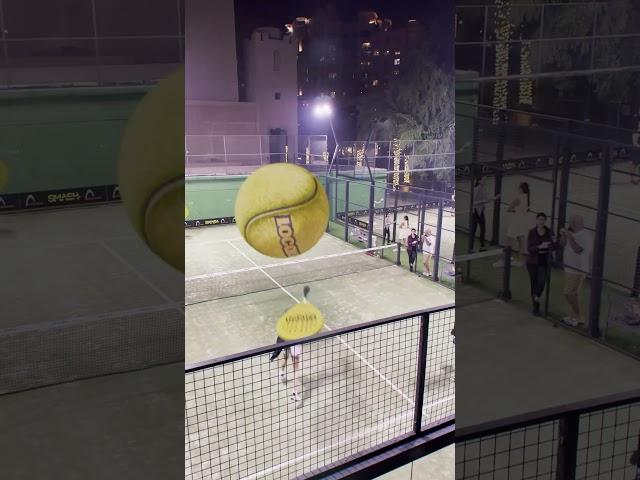 Playing With a Giant Tennis Ball