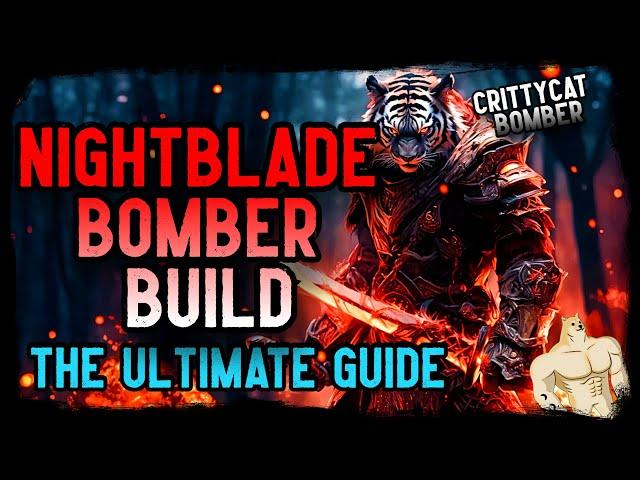 🟢 ESO PVP The ULTIMATE Nightblade Bomber BUILD & GUIDE  - The CrittyCat Bomber! #eso #esopvp