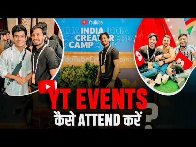 How To Attend Youtube Events!