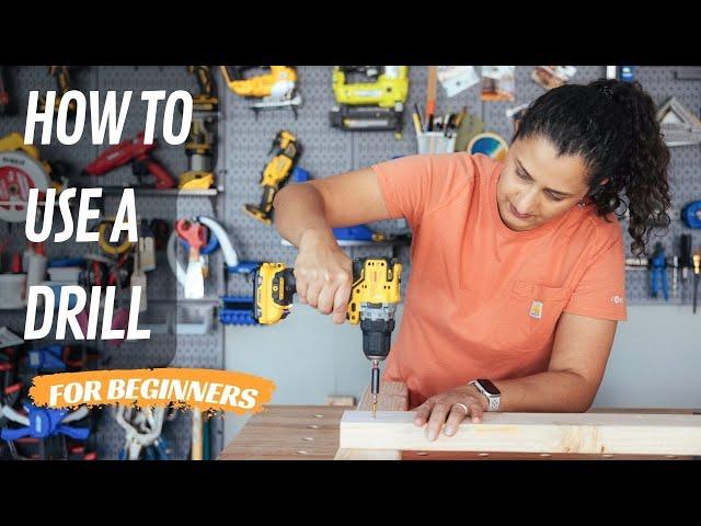 How to Use a Power Drill: A Beginner's Complete Guide | Woodworking 101