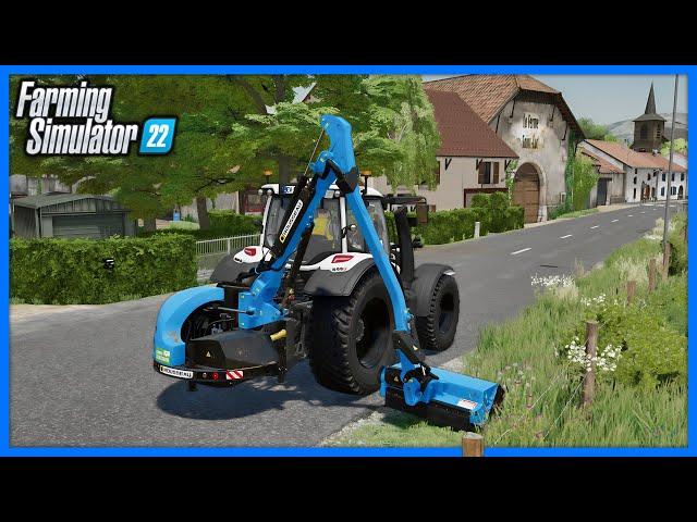 New Mods (live) - Rousseau E-Kastor Mower, Kommunal Services, & El Villarejo! (7 Mods) | FS22