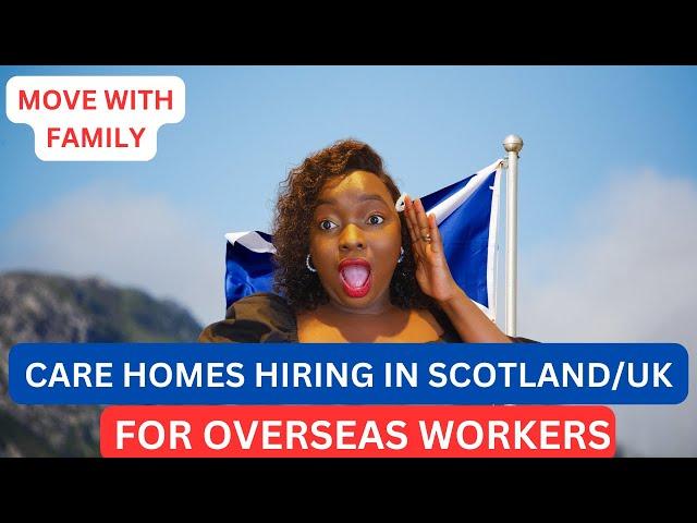 URGENT! Massive Visa Sponsorship in Scotland For Caregivers & Social workers   Move to Scotland 2024