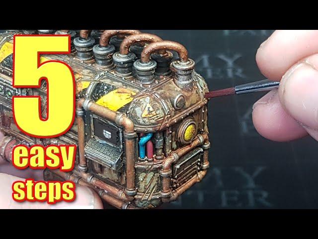 HOW to Paint Scatter Terrain in Under 10 Minutes!!!