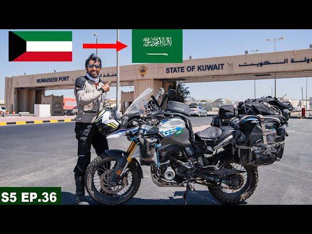 CROSSING INTO SAUDI ARABIA  | S05 EP.36 | PAKISTAN TO SAUDI ARABIA MOTORCYCLE