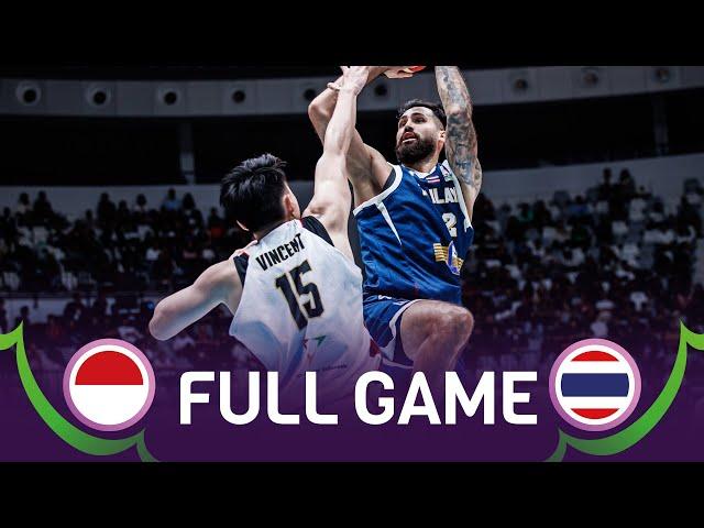 Indonesia v Thailand | Full Basketball Game | FIBA Asia Cup Qualifiers 2025