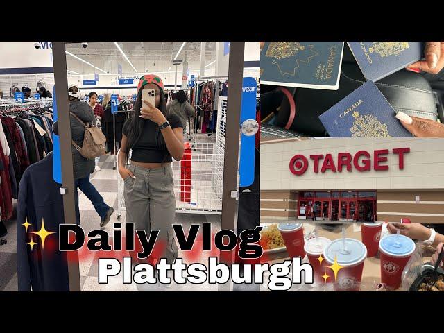 Une journée à Plattsburgh : Magasinage, Target, Try haul & etc.. !! Daily Vlog