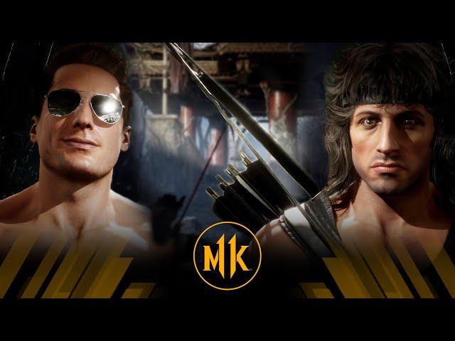 Mortal Kombat 11 - (Klassic) Johnny Cage Vs Rambo (Very Hard)