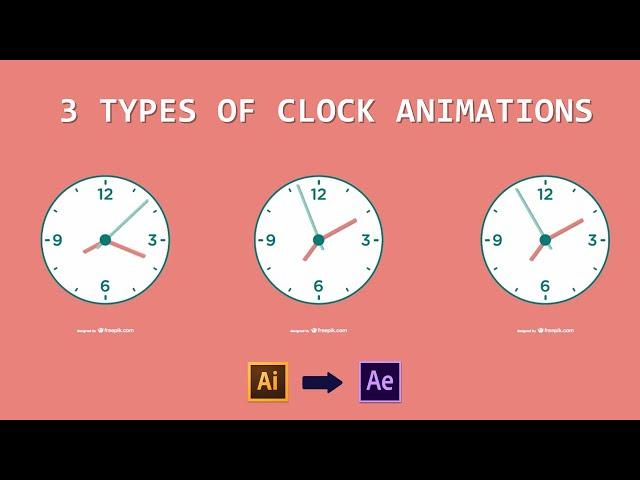 How to do Clock Animations in After Effects tutorial