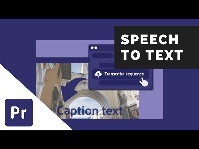Auto Transcribe and Caption Videos in Adobe Premiere Pro CC Update